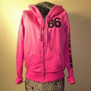 Victoria’s Secret PINK Zip-up Fur Jacket